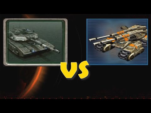 US Abrams A-1 Tank vs GDI Mammoth Tank