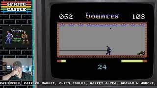 Sprite Castle Plays Bounces (Commodore 64)