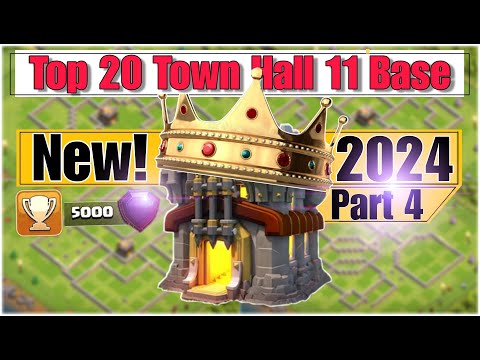 Th11 Most Powerful Top 20 Bases 2024 | Best Th11 base | Th11 Base | TH11 War Base | Top 20 Th11 Base