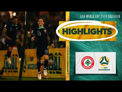 Lebanon v Subway Socceroos | Highlights | FIFA World Cup 2026 Qualification
