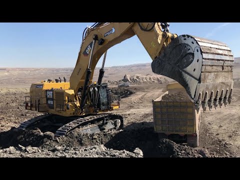 Caterpillar 6015B Excavator Loading Trucks With Two Passes - Sotiriadis Mining Works