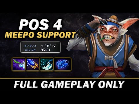 Pos 4 Meepo support is GOOD? Meepo support is the 4th core in the game? - Full Gameplay Meepo #521