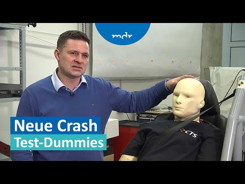 Neue Generation: Forschung an Crash-Test-Dummies in Dresden | MDR um Zwei | MDR