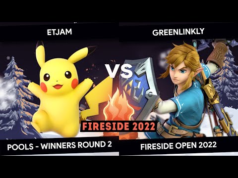 FIRESIDE OPEN 2022 - Etjam (Pikachu) vs GreenLinkly (Link) - Pools - Winners Round 2