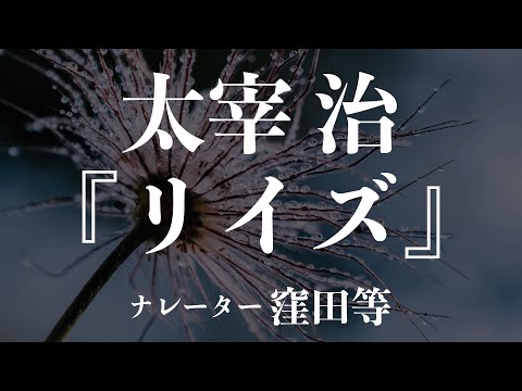 『リイズ』作：太宰治　朗読：窪田等　作業用BGMや睡眠導入 おやすみ前 教養にも 本好き 青空文庫