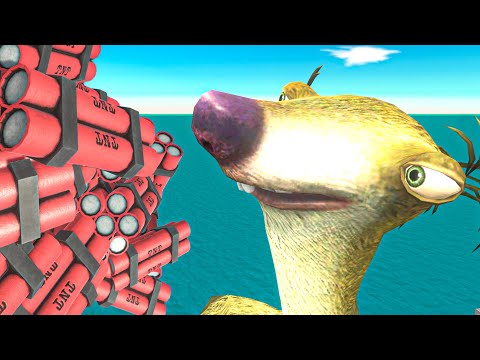 Don't Fall into the TNT Pit  - Animal Revolt Battle Simulator