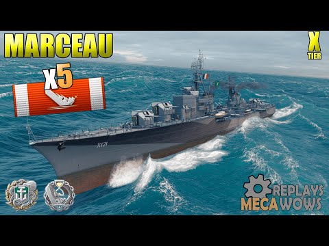 Marceau Kraken IN Server Asia | World of Warships Gameplay