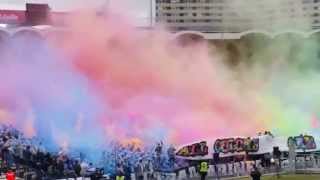 preview picture of video 'Bordeaux - Saint-Etienne 15/02/2015 Tifo coloré Ultramarines'