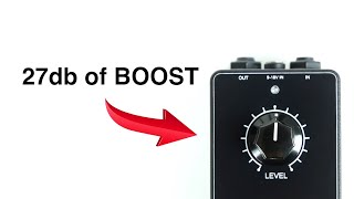 Video thumbnail for Shnobel Tone Boost Pedal by shnobel