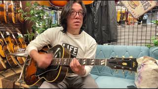 Video thumbnail for Vintage Gibson L-7 Jazz Guitar Chords by TomoFujitaMusic