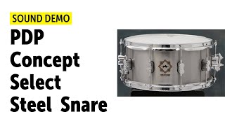 Video thumbnail for PDP | Seamless Steel | Concept Select  Snare | Sound Demo by Drums Bonedo