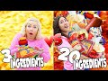 3 VS 7 VS 20 INGREDIENTS PIZZA CHALLENGE