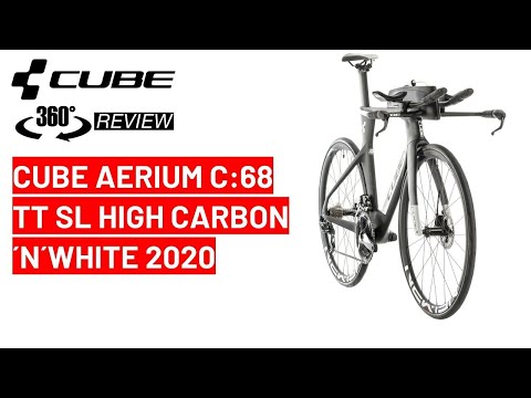 Cube AERIUM C:68 TT SL HIGH carbon´n´white 2020: 360 Bike review