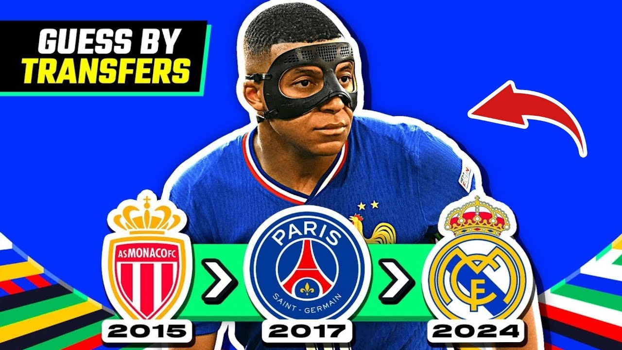 GUESS THE PLAYER BY THEIR TRANSFERS - UEFA EURO 2024 | QUIZ FOOTBALL TRIVIA 2024