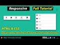 Responsive Navigation Bar With Icon Media Queries Background Using HTML & CSS | Web Tutorials School Responsive Navigation Bar With Icon Media Queries Background Using HTML & CSS | Web Tutorials School