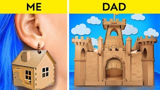 UNIQUE CARDBOARD CRAFTS FOR GENIUS PARENTS || Must Try Parenting Hacks & Crafts by 123 GO!