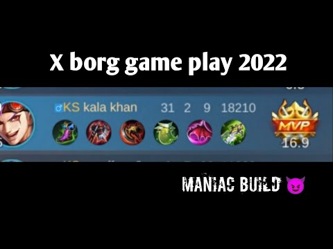 mlbb x borg meta is here | 31 kills hyper xborg |  xborg game play mobile legends  #gaming