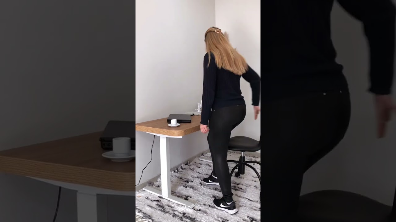 Thumbnail do vídeo - Mesa com Regulagem de Altura Premium - Branco