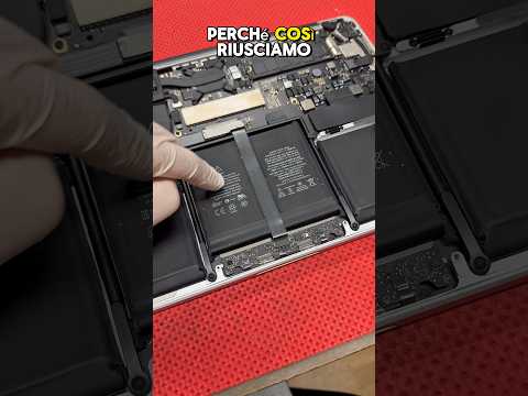 Manutenzione sul macbook pro #pc #apple #iphone