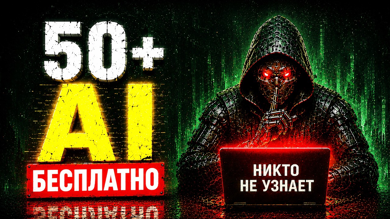 YouTube: ТЫ ЭТО ПРОПУСТИЛ… (50+ AI) | ВСЁ БЕСПЛАТНО... ТАЙНАЯ ПАПКА #AI