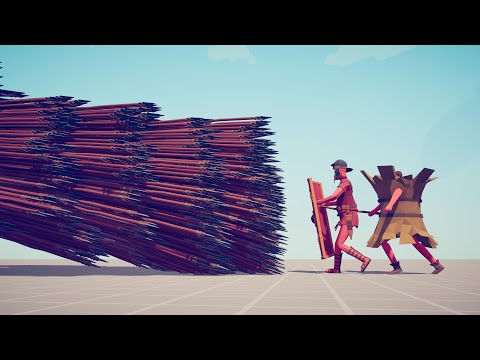 HAY BAILER & SHIELD BEARER vs EVERY GOD - Totally Accurate Battle Simulator