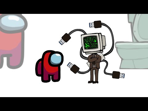 Mini Crewmate Kills Skibidi Toilet Characters - Part 7 | Among Us