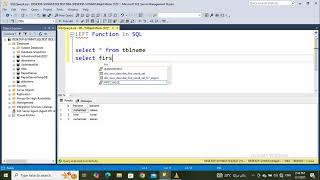 LEFT Function in SQL