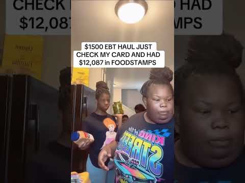 This foodstamp haul is ALL junk food.