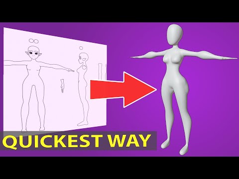 Fast Character Modeling with the Skin Modifier in Blender