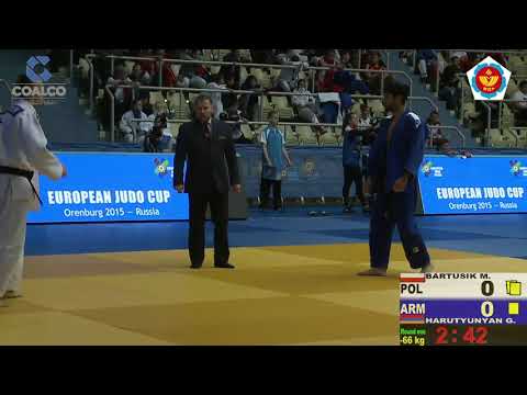66 kg Bartusik M Harutyunyan G 16 05 2015 Т1 Кубок Европы по дзюдо среди мужчин и женщин, ОРЕНБУРГ