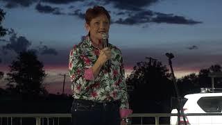 Pauline Hanson in Toobeah: Defending Community Rights Against Secret Land Deals