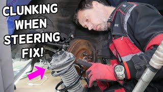 CLUNKING NOISE WHEN STEERING, TURNING STEERING WHEEL on Kia Optima