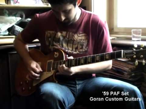 '59 PAF Pickups Demo - Guns N' Roses Welcome To The Jungle - Goran Custom Guitars