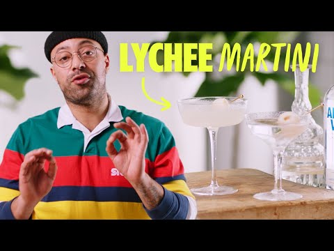 Lychee Martinis - Two Ways! | Absolut Drinks With Rico!