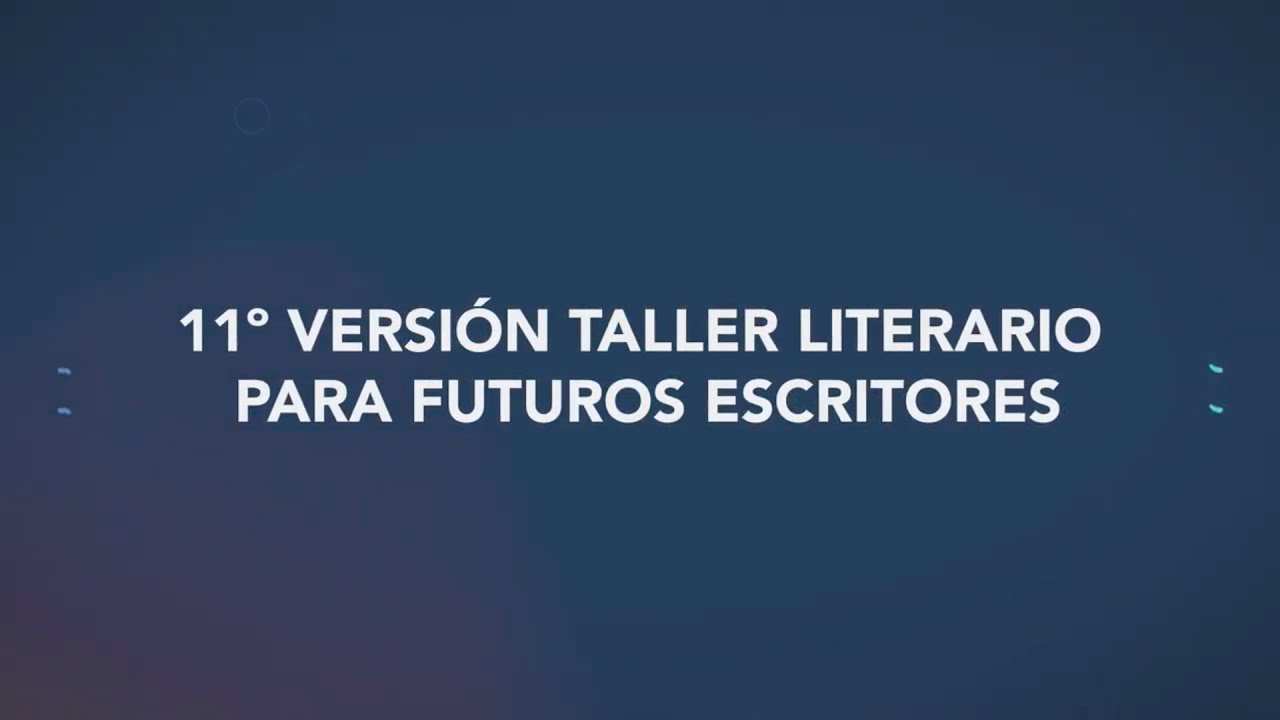 Convocatoria Taller Literario | Extensión Cultural – Universidad Finis Terrae