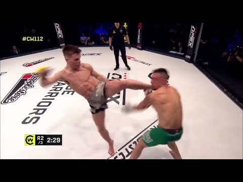 Paul Hughes' unbelievable headkick knockout at CW112