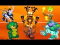 Fire Haven All Monsters Sounds And Animations My Singing Monsters