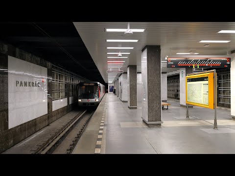 Prague metro: Pankrác station has reopened. Stanice Pankrác v pražském metru je znovu otevřena