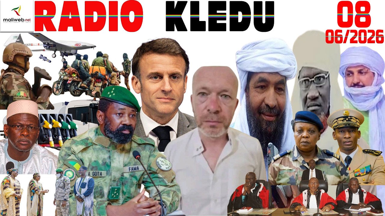 La Revue de Presse de la RADIO KLEDU du 08 Juin 2026