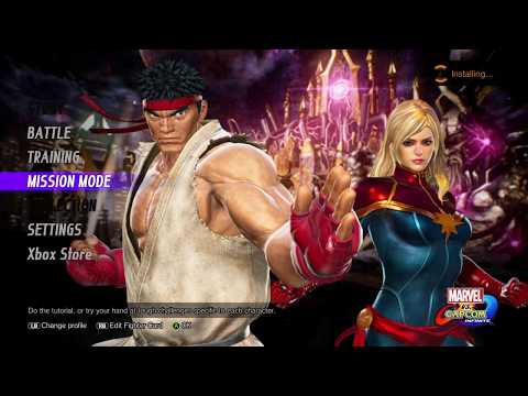 Marvel VS Capcom :Infinite - RYU & Ghost Rider VS. Thanos & Nemesis Gamesplay