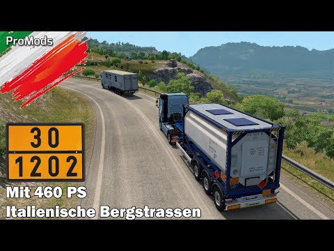 ETS2 Volvo FH16 🚚 With 460 HP - Italian Mountain Roads 🔵 #984 ProMods Tour [German]