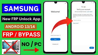 Finally New Security 2024 || Samsung FRP Bypass Android 13/14 Without Pc || No *#0*# - ADB Fail