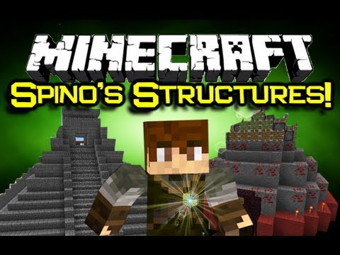 ThnxCya - Minecraft:SPINO'S 'EPIC' STRUCTURES MOD Spotlight! - Let's Explore! (Minecraft Mod Showcase)