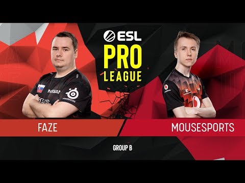 CS:GO - FaZe vs. mousesports [Train] Map 1 - Group B - ESL Pro League Season 9