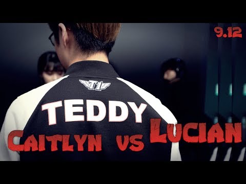 SKT Teddy - Caitlyn vs Lucian ADC - LoL Season 9 KR Ranked | League Of Legends