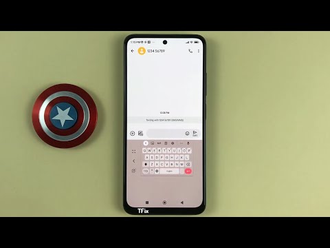 One-handed keyboard mode, change the keyboard size on Xiaomi Redmi Note 11 Android 12