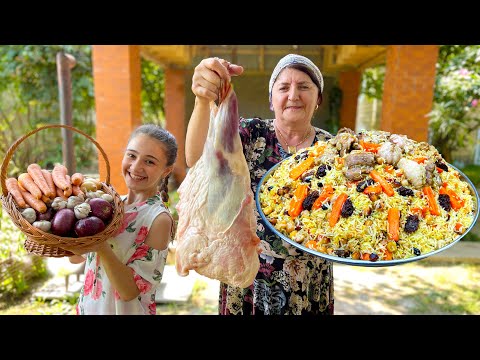 The Best Uzbek Pilaf can Only be so Delicious! Pilaf Recipe with Fresh Lamb Meat