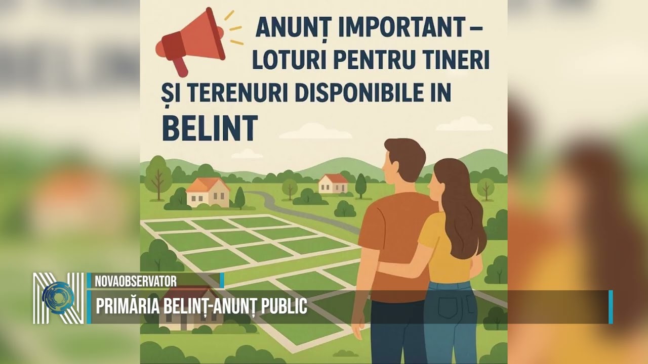 Primăria Belinț-anunț public