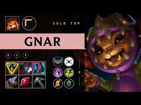 Gnar Top vs Rumble - KR Challenger Patch 25.24