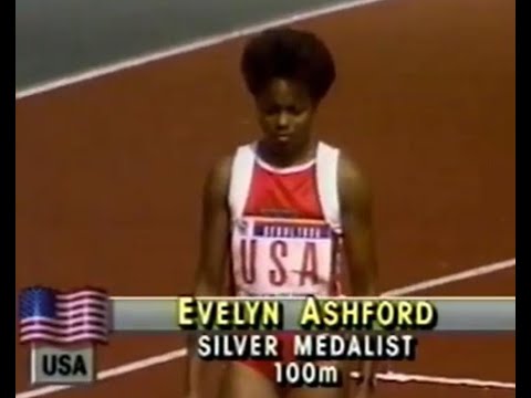 1988 Seoul Women's 4 x 100 Evelyn Ashford